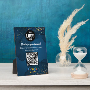 Custom Google Review QR Code Business Plaque