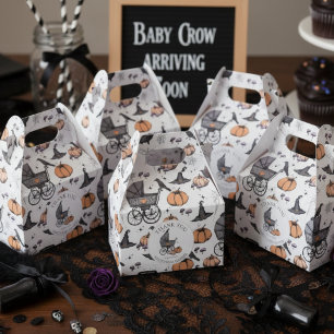 Custom Goth Victorian Baby Carriage Halloween Favor Box