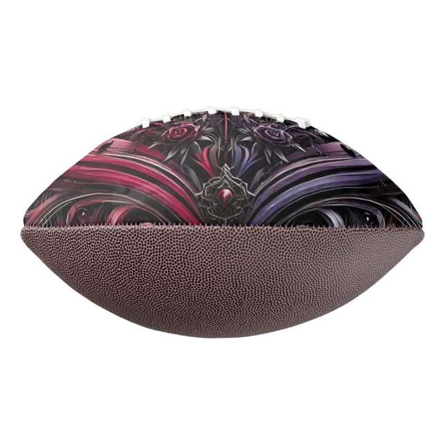 Custom Gothic Football with Unique Design (Rotated 270)