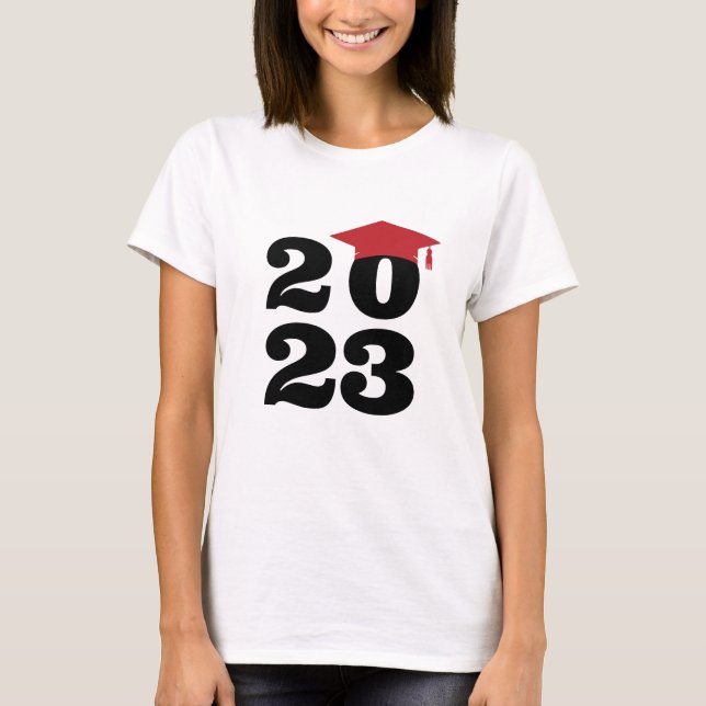 Custom Grad Shirt - Class of "Custom Year" Design (Front)