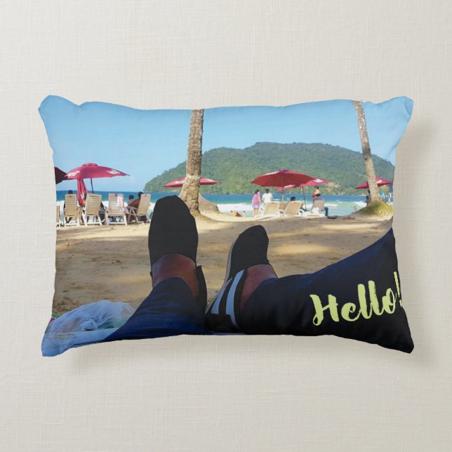 Custom Grade A Cotton Accent Pillow 16" x 12" (Front)