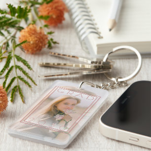 Custom Graduate Photo Keepsake Keychain
