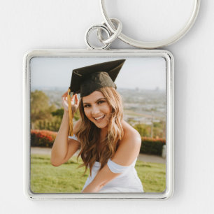 Custom Graduate Photo Keychain