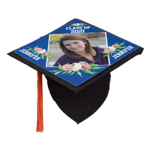 Custom Graduating Senior Class 2021 Decorated Graduation Cap Topper