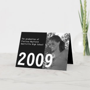 Custom Graduation 2009 Announcement