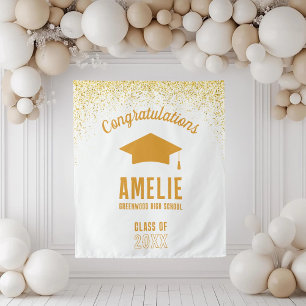 Custom Graduation 2026 Personalized Grad Party Tapestry