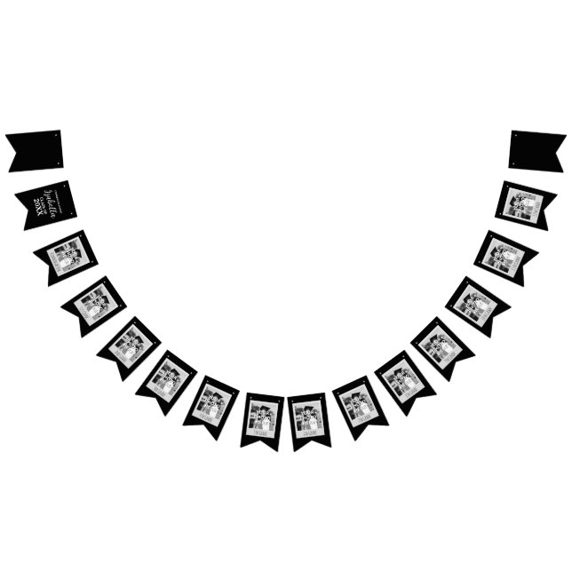 Custom Graduation Bunting Childhood Photos Bunting Flags (All)