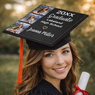Custom Graduation Cap Design with Photos
