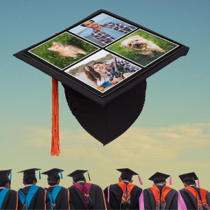Custom Graduation Cap Top Favourite Photos Collage