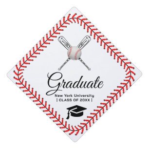 Custom Graduation Cap Topper BASEBALL
