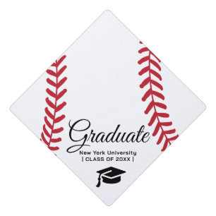 Custom Graduation Cap Topper BASEBALL