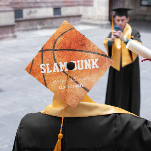Custom Graduation Cap Topper   Basketball