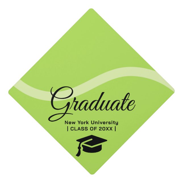 Custom Graduation Cap Topper | TENNIS (Front)