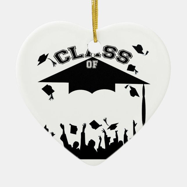 Custom Graduation Ceramic Ornament (Front)