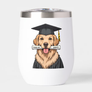 Custom Graduation Cute Golden Retriever Dog