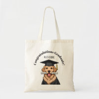 Custom Graduation Cute Golden Retriever Dog