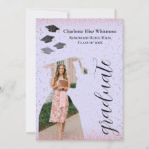 Custom Graduation Invitation and announcement card