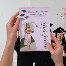 Custom Graduation Invitation and announcement card