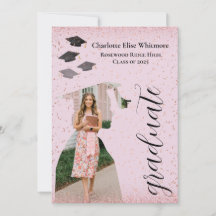 Custom Graduation Invitation and announcement card