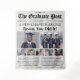 Custom Graduation Newspaper Graduate Banner Party 