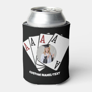Custom Graduation Party Personalized Beer Can Cooler