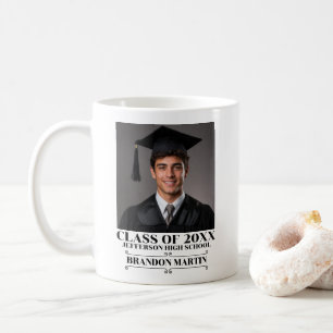 Custom Graduation Photo 2026 Graduate Proud Parent Coffee Mug