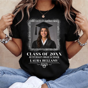 Custom Graduation Photo 2026 Graduate Proud Parent T-Shirt