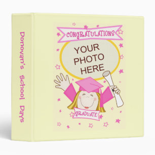 Custom Graduation Photo Binder for Girls