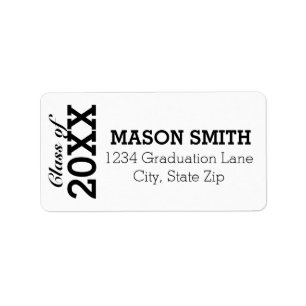 Custom Graduation Return Address Labels