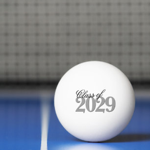 Custom Graduation Simple Grad Year and Name Ping Pong Ball