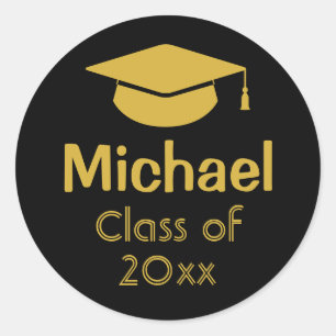 Custom Graduation Stickers Class of 2024 Labels