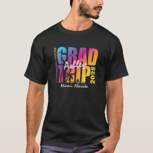 Custom Graduation Trip Group Matching T-Shirt