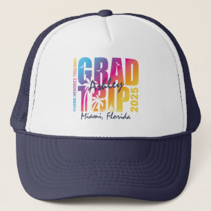 Custom Graduation Trip Group Matching Trucker Hat
