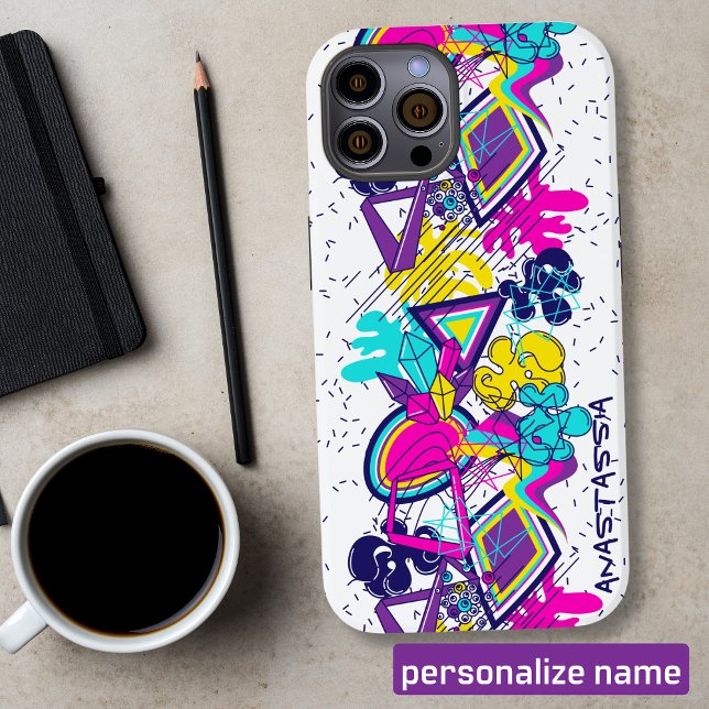 Custom Graffiti Abstract Design. Personalized  iPhone Case (Creator Uploaded)