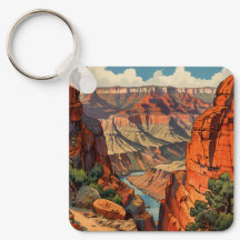 Custom Grand Canyon Vintage Southwest Landscape