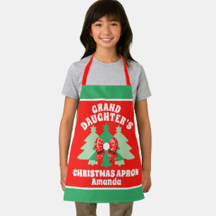 Custom Granddaughter's Christmas Gift Apron