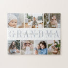 Custom Grandma 7 Photo Grandchildren Collage