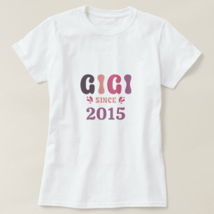 Custom Grandma gigi since 20xx Mothers Day Gift T-Shirt