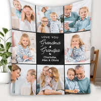 Custom Grandma Grandpa Personalized 8 Picture