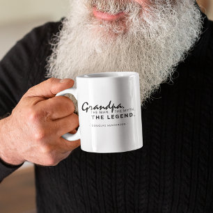 Custom Grandpa. The Man. The Myth. The Legend. Coffee Mug
