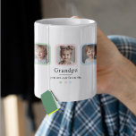 Custom Grandpa| “You Are Our Favourite” Gift Coffee Mug<br><div class="desc">Surprise Grandpa with a mug that celebrates his favourite title! This custom photo coffee mug features three framed grandchild photos and the heartfelt message: “Grandpa, you are our favourite.” A perfect gift from the grandkids for Father’s Day, birthdays, Grandparents’ Day, or just because. Practical, sentimental, and guaranteed to make him...</div>