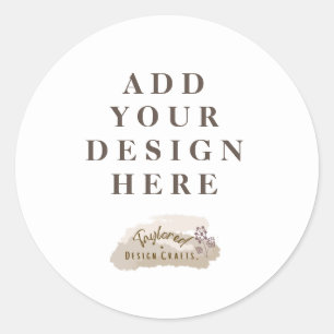 Custom Graphic Classic Round Sticker