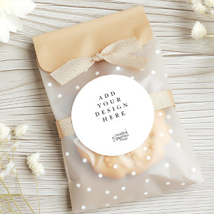 Custom Graphic Classic Round Sticker Labels