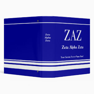 Custom Greek Letter, Fraternity or Sorority Binder