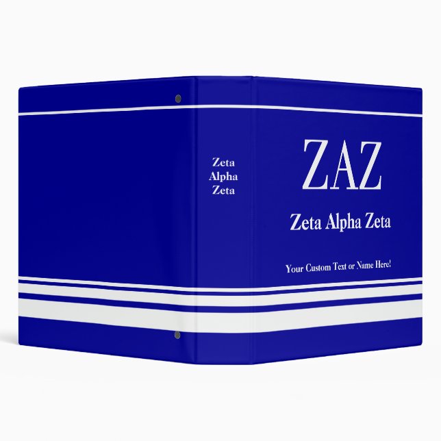 Custom Greek Letter, Fraternity or Sorority Binder (Background)