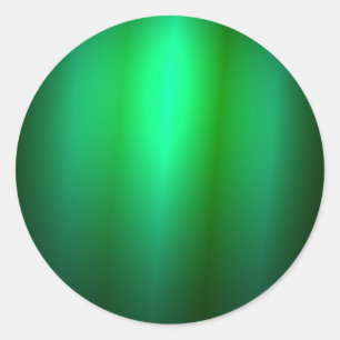 Custom Green Black Colour Blank Trendy Template Classic Round Sticker