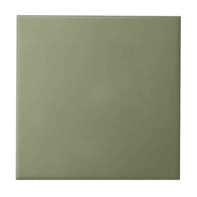 Custom Green Ceramic Tile 2, (For Christopher) (Front)