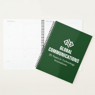 Custom Green Cyber Technology Business 2027 Planner