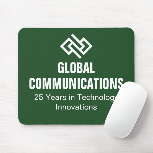 Custom Green Cyber Technology Computer Company  Mouse Pad (With Mouse)
