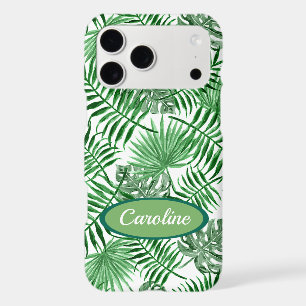 Custom Green Palm Leaves Tropical Summer Pattern